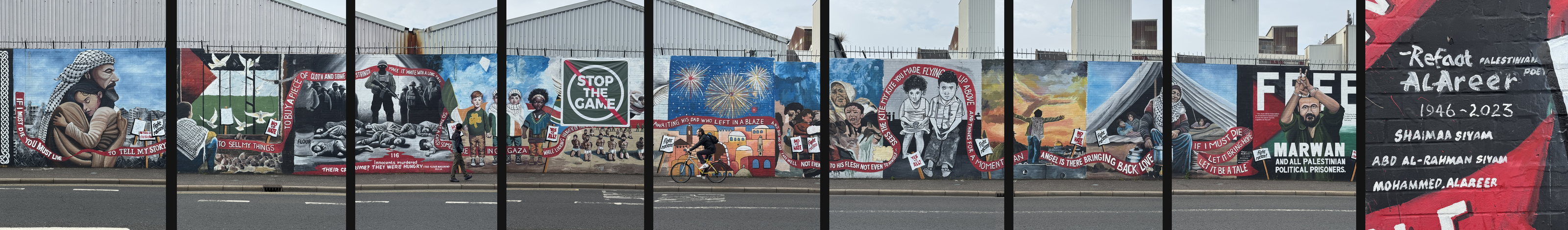 International Wall, Falls Road