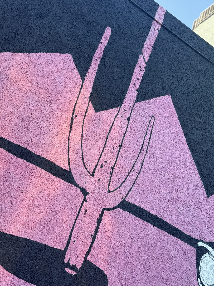 Saguaro mural